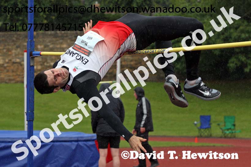 Senior mens high jump, EAP International Combined Events, Hexham Northumberland. Photo: David T. Hewitson/Sports for All Pics